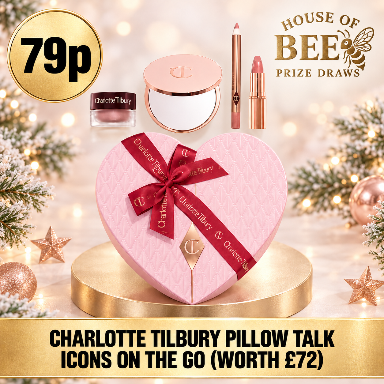 Charlotte Tilbury - Pillow Talk Gift Set (Worth £72)