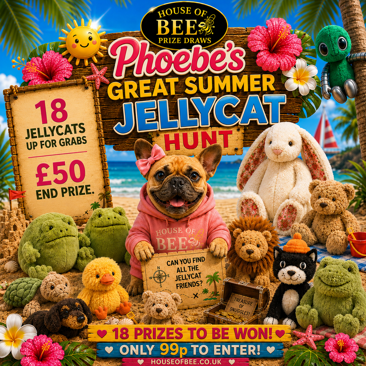 Phoebes Great Summer Jellycat Hunt -£500 Prize Pot #2
