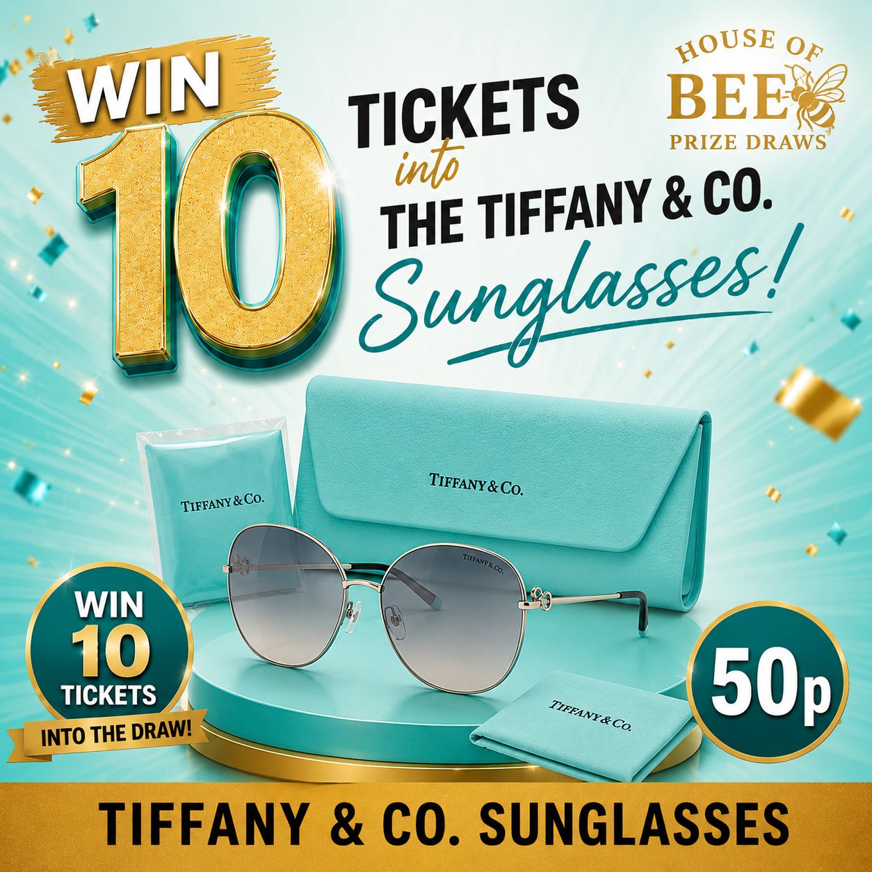Win 10 Tickets into the Tiffany & Co Sunglasses