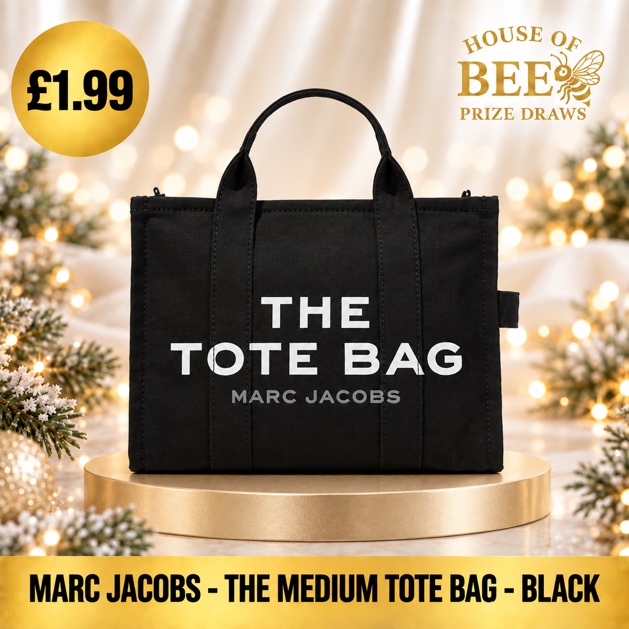 Marc Jacobs - The Medium Tote Bag - Black