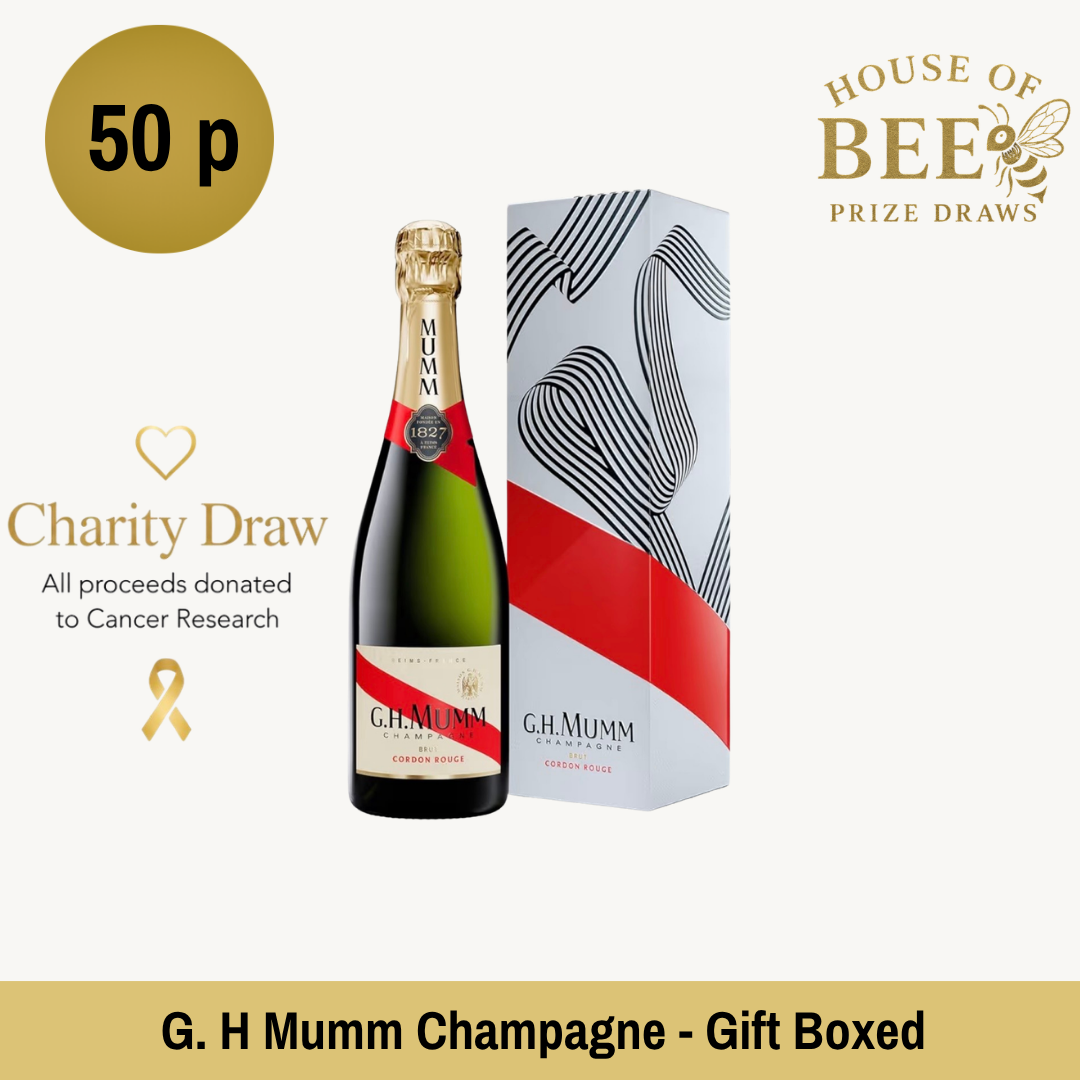 G H Mumm Champagne - Gift Boxed  (Charity Draw)