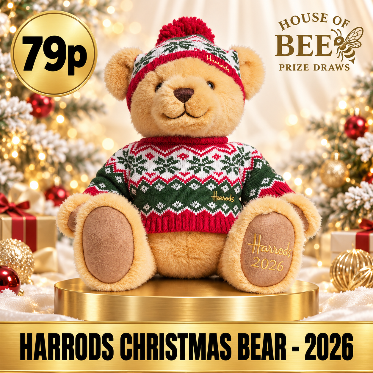 Harrods Christmas Bear 2026