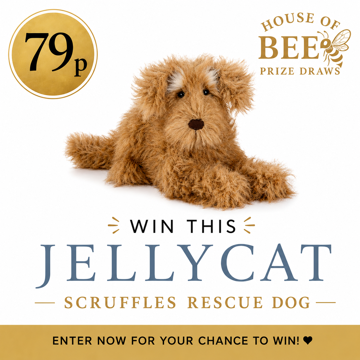 Win Jellycat Scruffles Rescue Dog