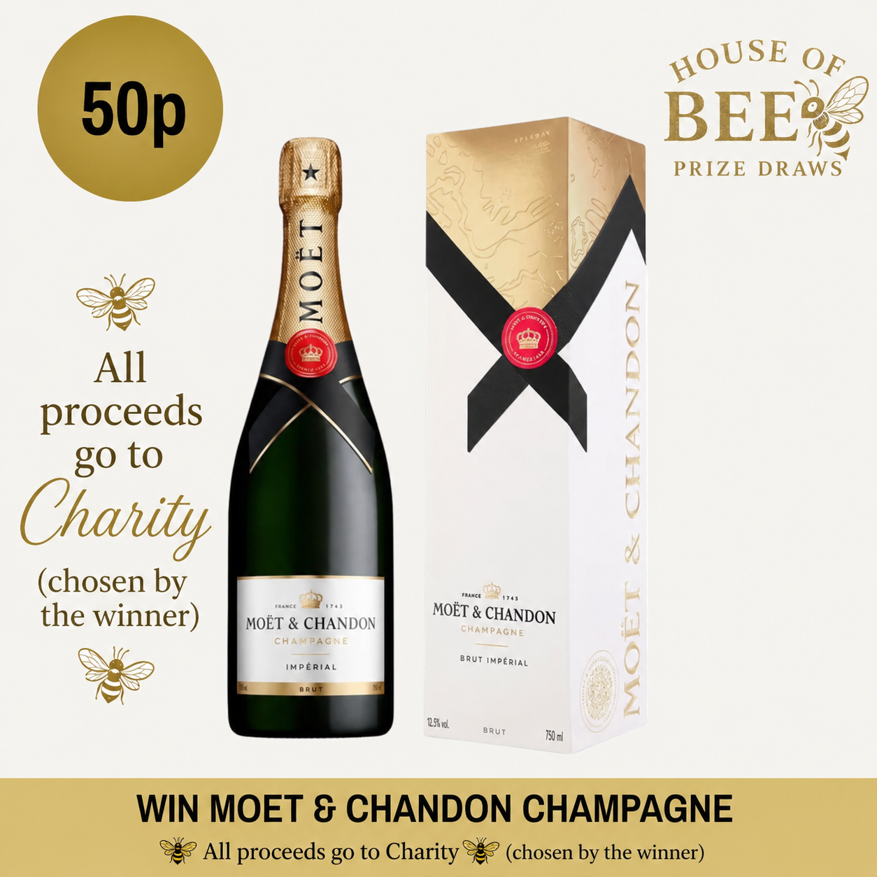 Moet & Chandon Imperial Brut Champagne (Charity Draw)