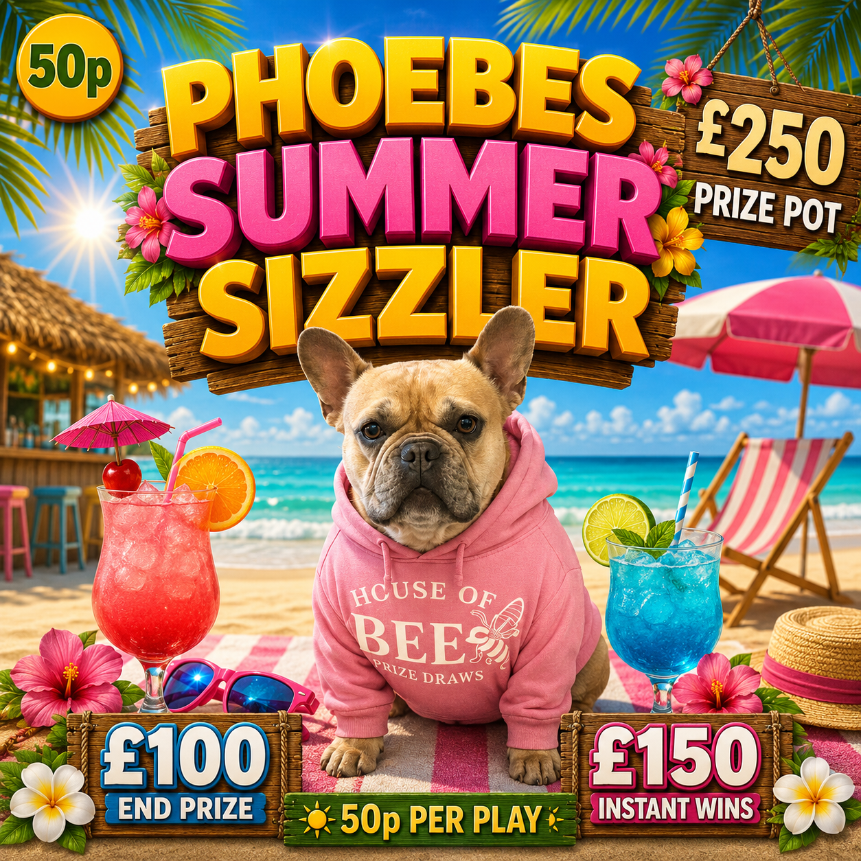 Phoebes Summer Sizzler - £250 prize pot - £100 End Prize