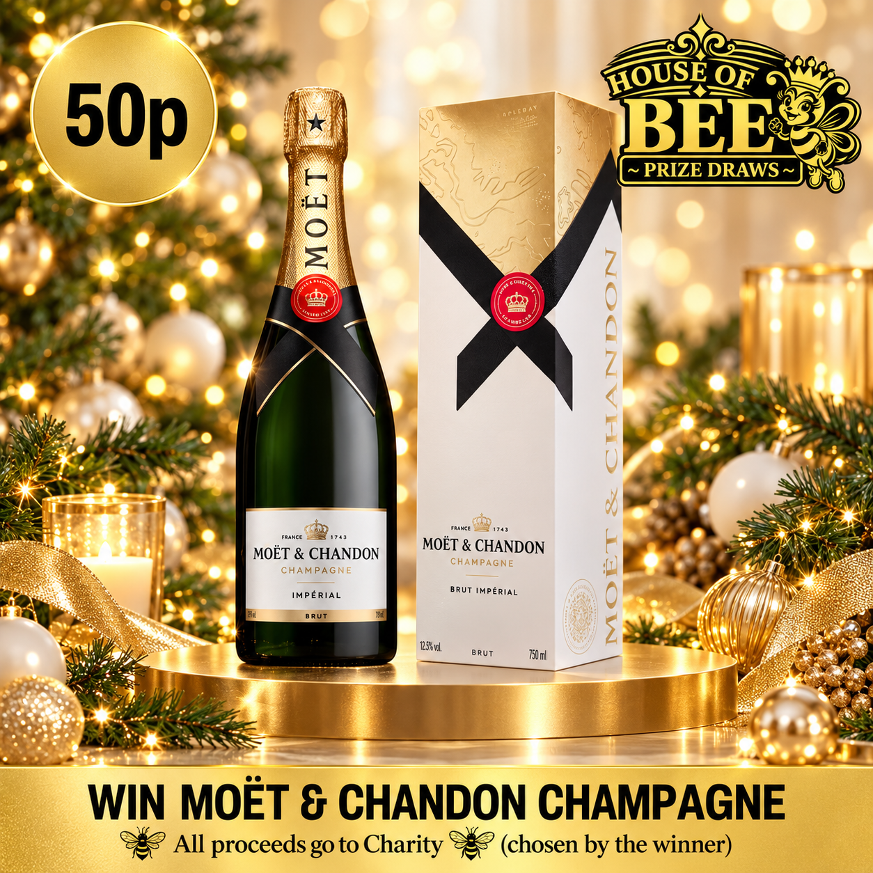 Moet & Chandon Imperial Brut Champagne (Charity Draw)