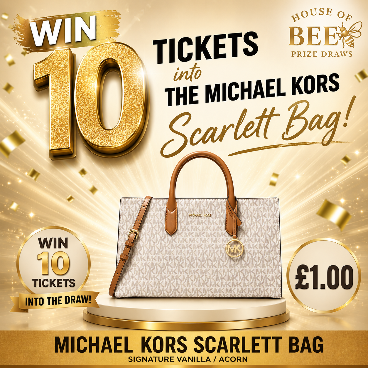 Win 10 Tickets into the Michael Kors Bag