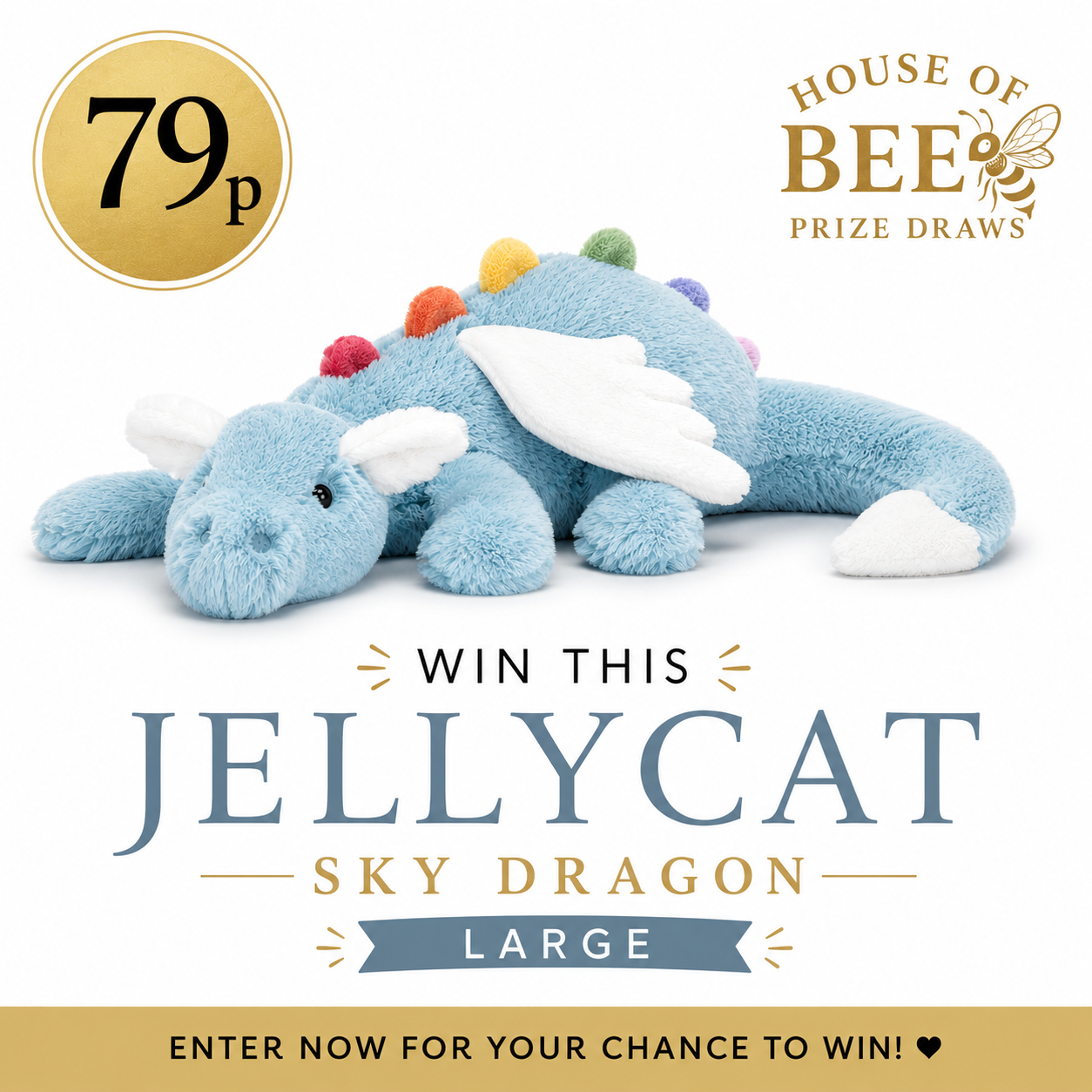Win Jellycat Sky Dragon
