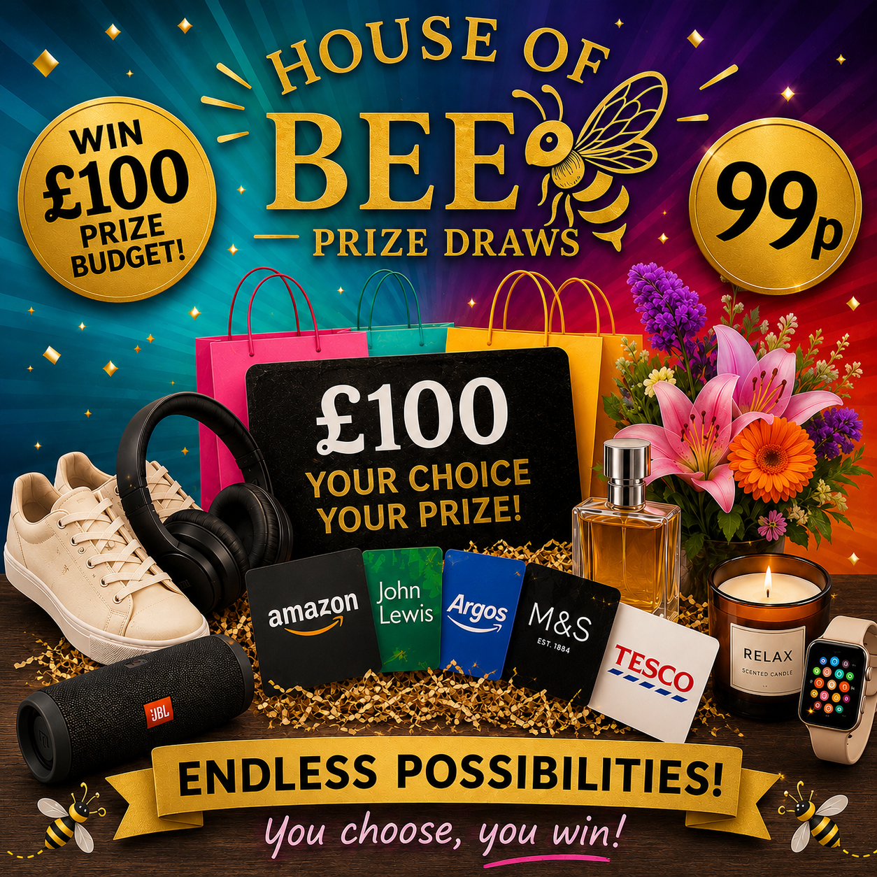 Choose your own Prize - to the value of £100 #2