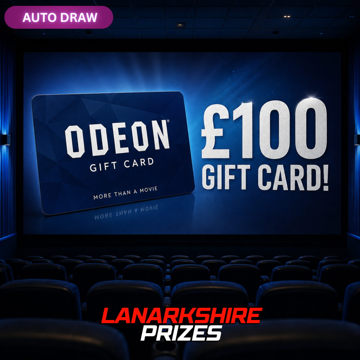 WIN A £100 ODEON CINEMA GIFT CARD!