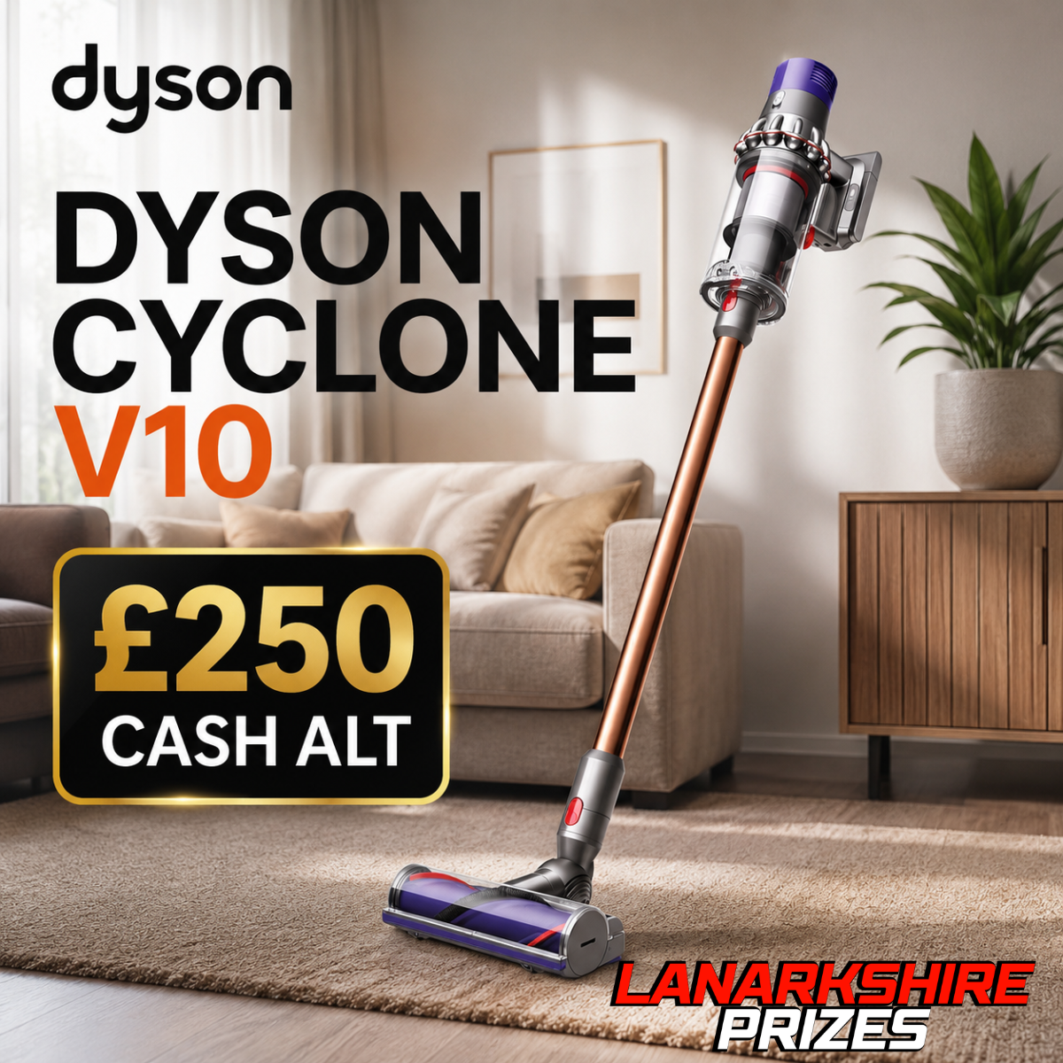 WIN A DYSON CYCLONE V10 SUBMARINE! | OR £250 CASH!