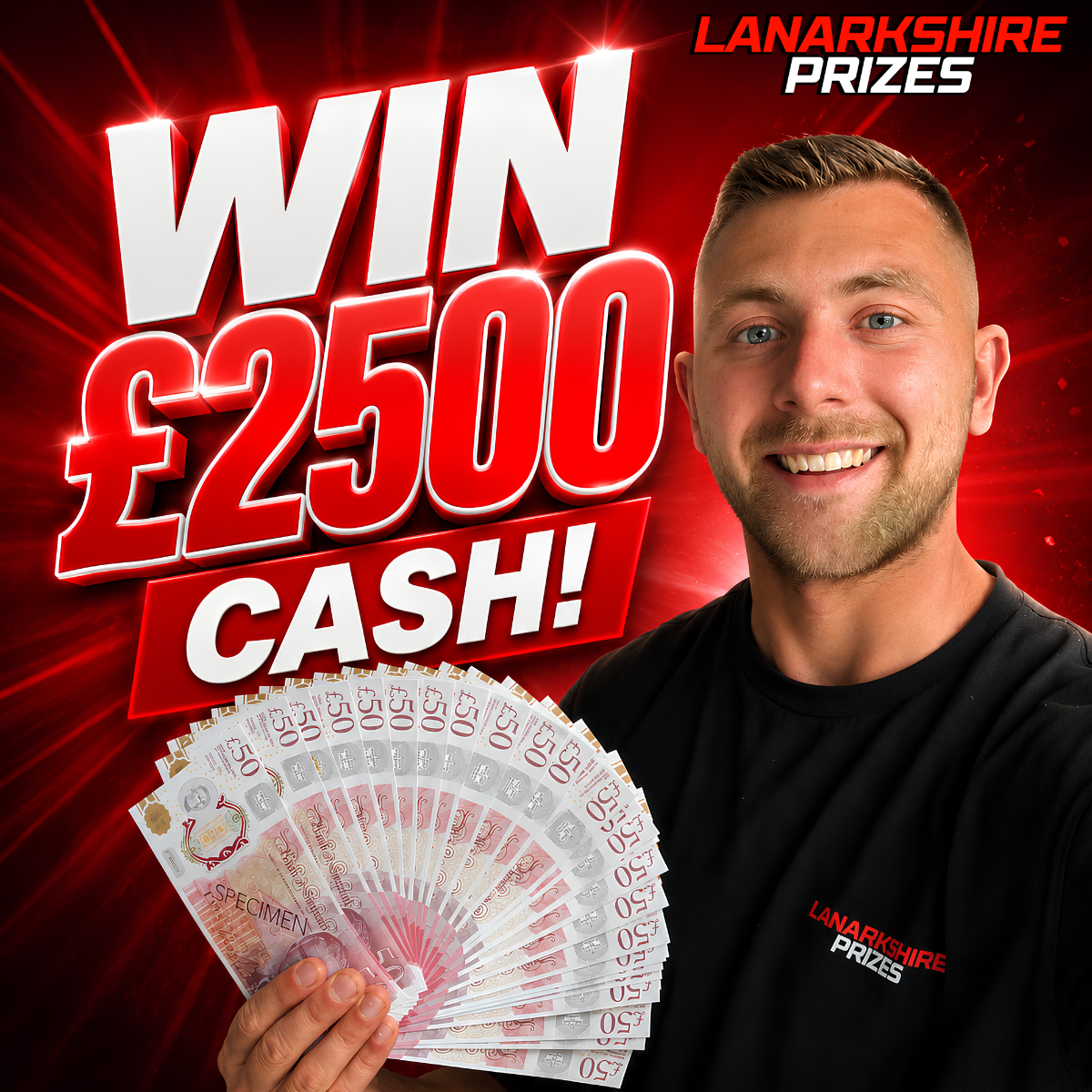 WIN £2500 CASH! - WINNER TAKES ALL!