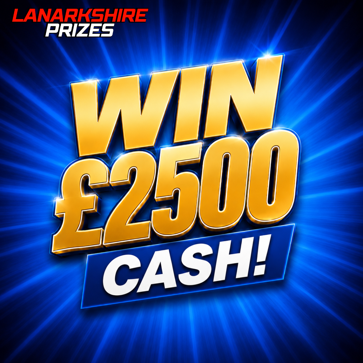 WIN £2500 CASH! FOR 99p - WINNER TAKES ALL!