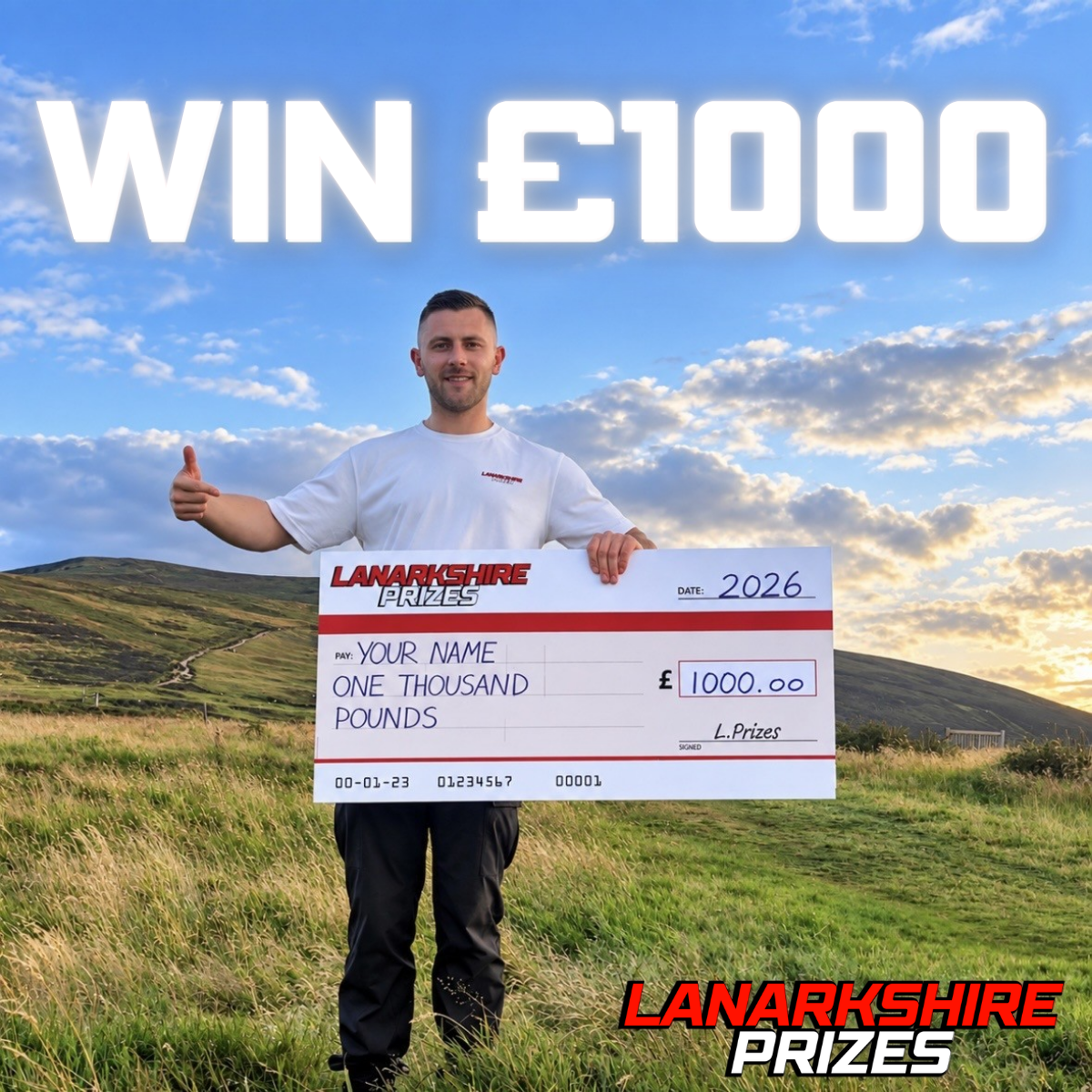 WIN £1000 CASH!