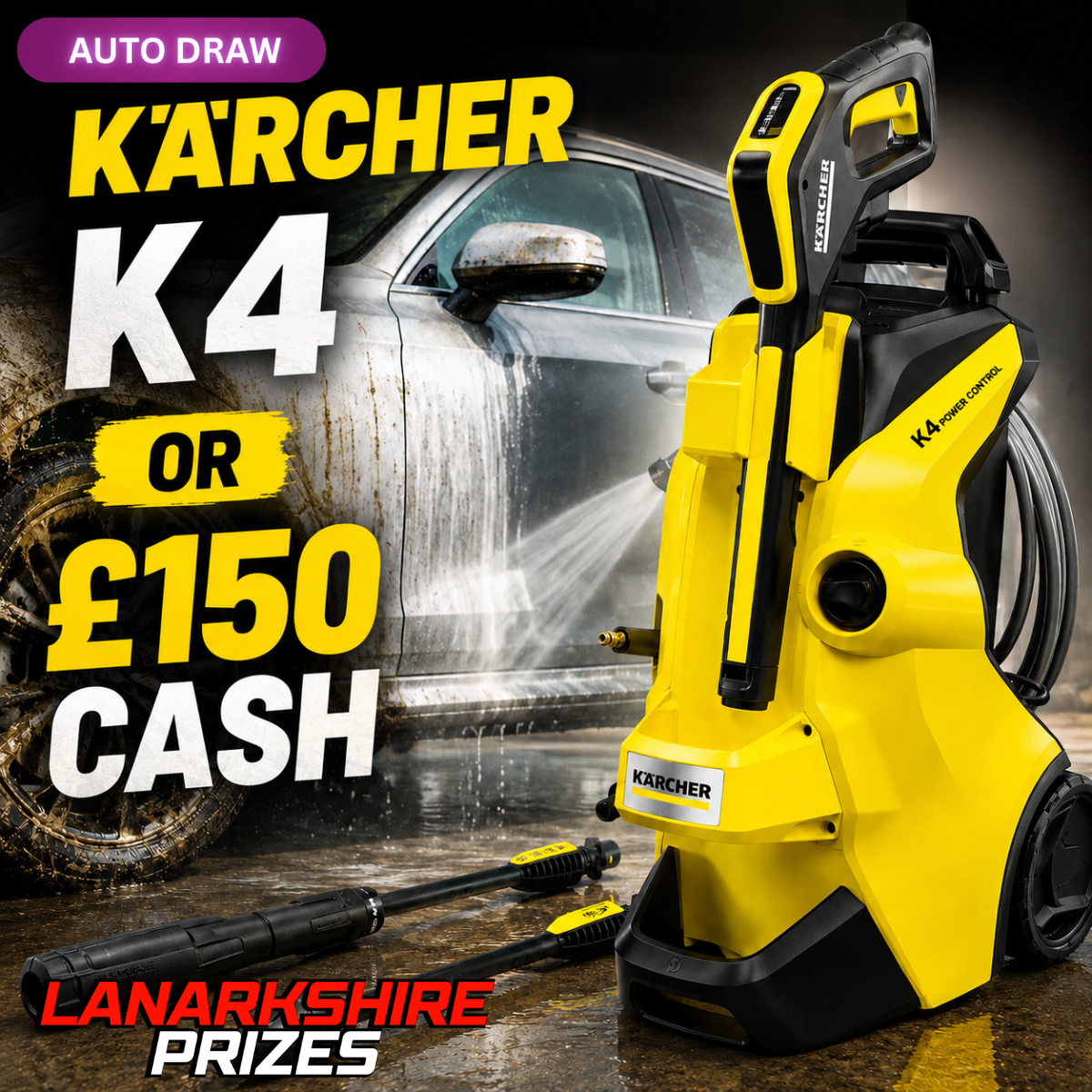 WIN A KARCHER K4 POWER CONTROL | OR £150 CASH!