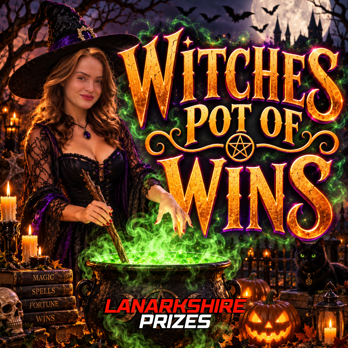 WITCHES POT OF WINS | £2500 INSTANT WINS | £1000 CASH END PRIZE