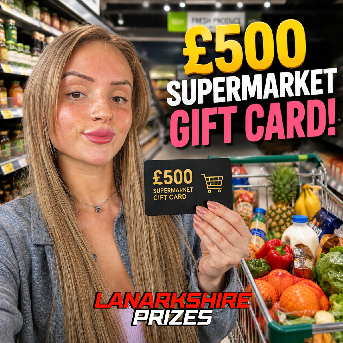 WIN A £500 SUPERMARKET CHOICE GIFT CARD!