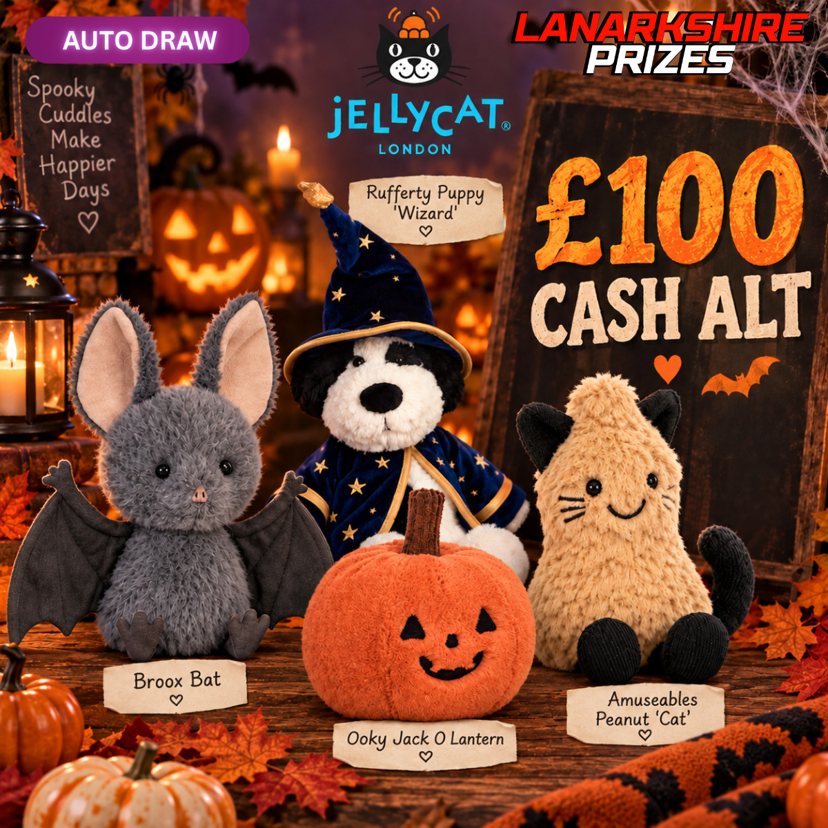WIN A HALLOWEEN JELLYCAT BUNDLE! | £100 CASH ALT