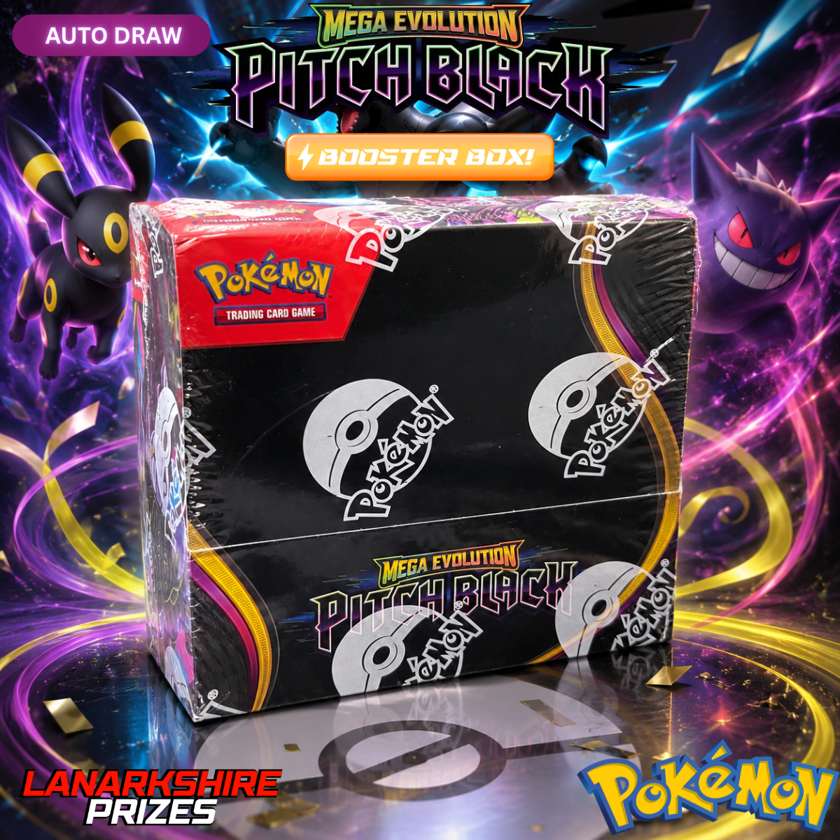 POKEMON MEGA EVOLUTION - PITCH BLACK BOOSTER BOX! (36 PACK) | £150 CASH ALT!