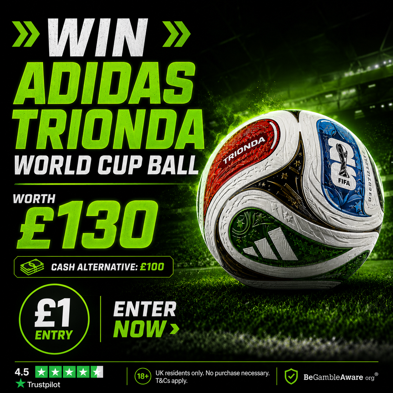 Adidas Trionda Pro World Cup Ball!