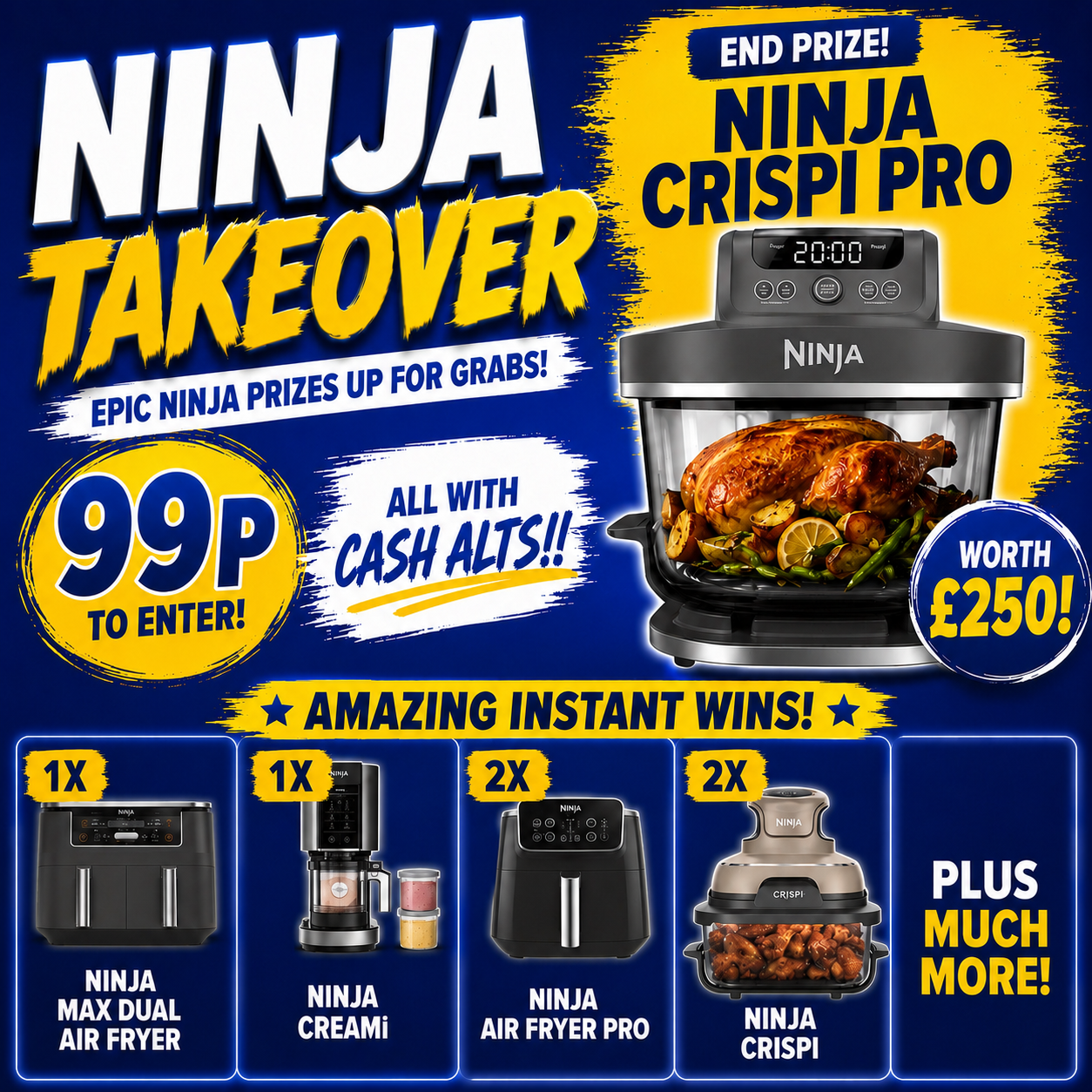 Ninja Takeover! OVER £1.2K INSTANTS POOL!