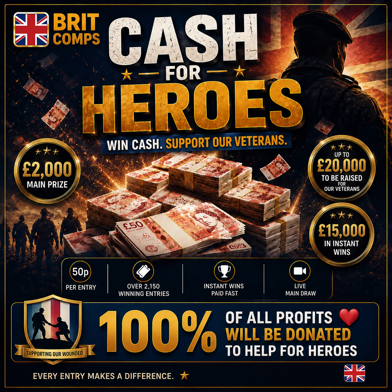 CASH FOR HEROES
