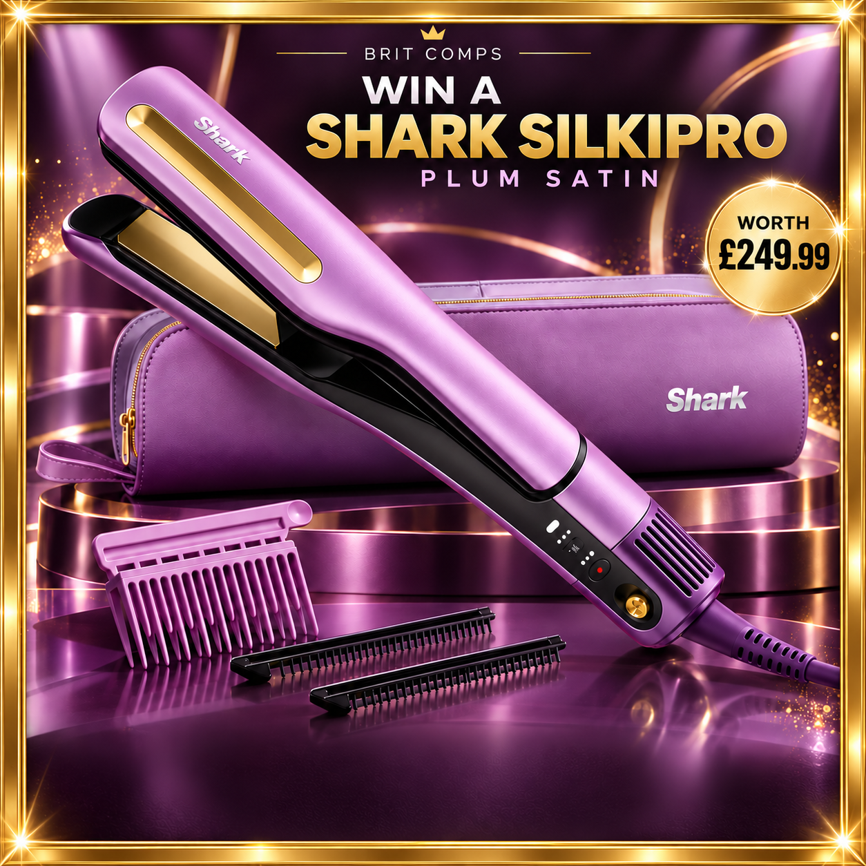 SHARK SILKIPRO STRAIGHTENER & DRYER WORTH £249.99