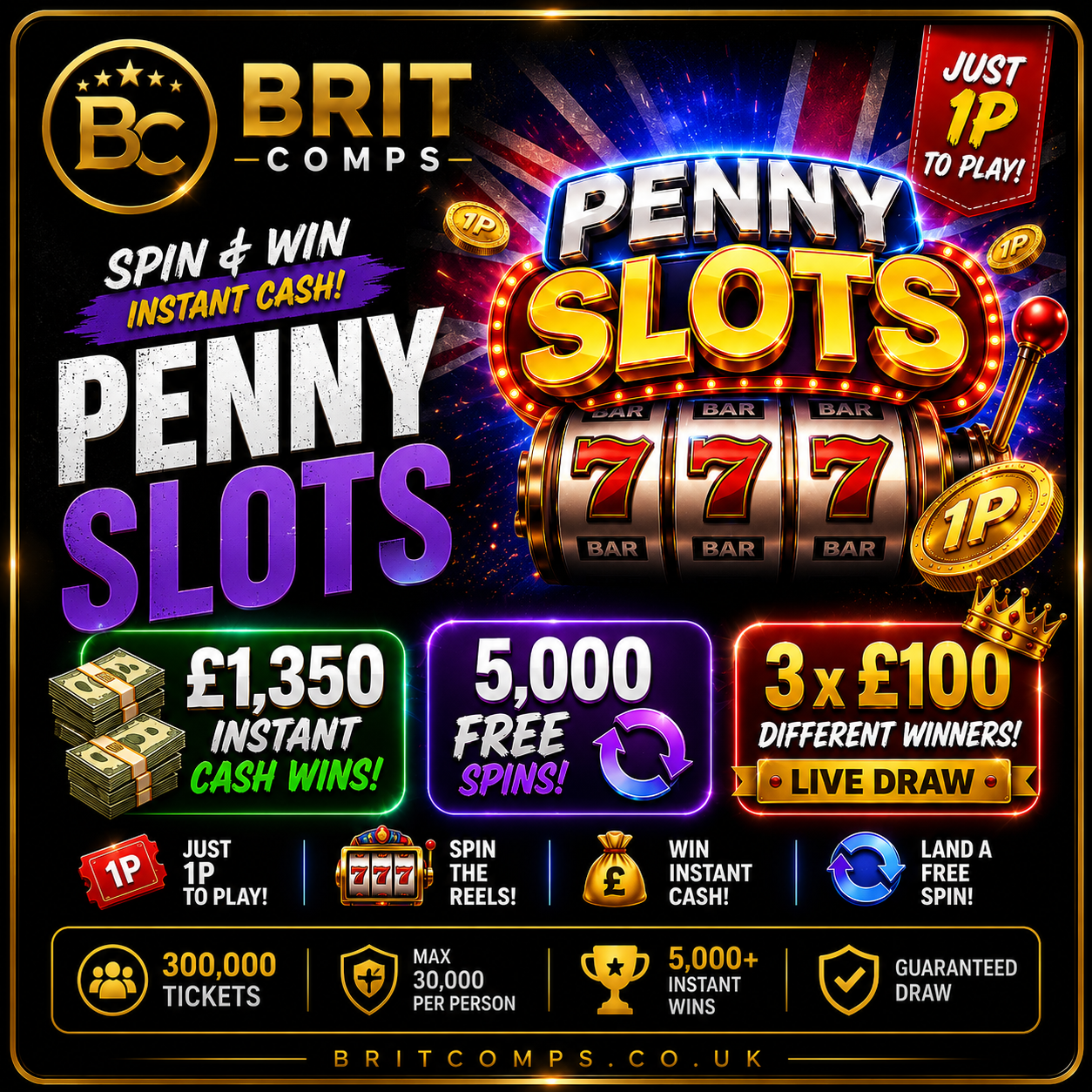 PENNY SLOTS NOW WITH 3 MAIN END PRIZES