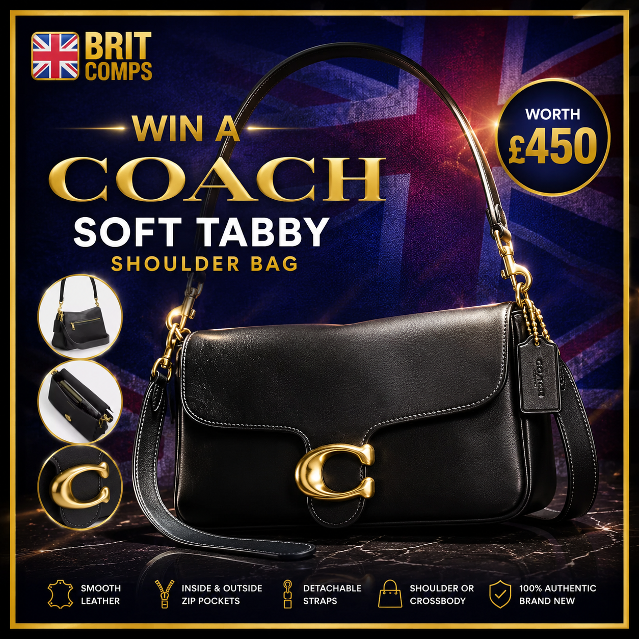 👜 WIN A COACH SOFT TABBY SHOULDER BAG – WORTH £450! 👜