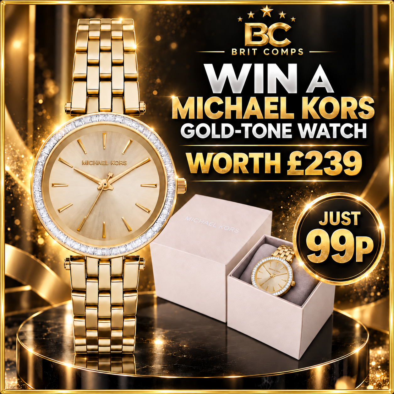 WIN THIS GORGEOUS MICHAEL KORS LADIES’ WATCH