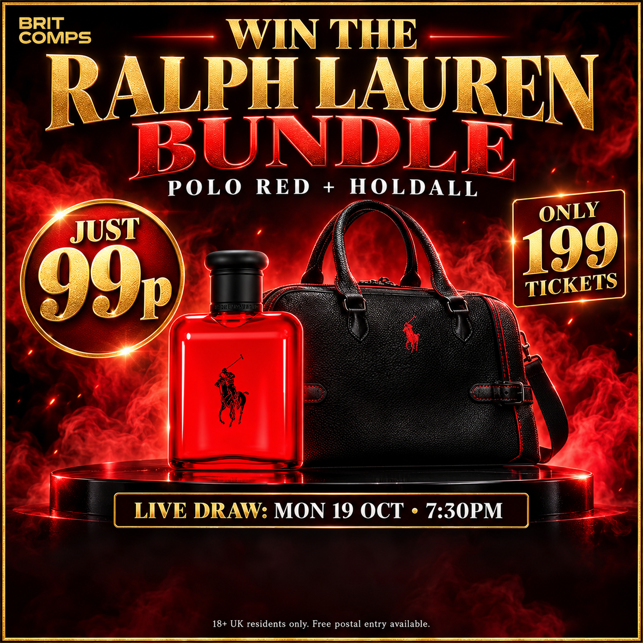 🔥 WIN THE RALPH LAUREN POLO RED + HOLDALL BUNDLE!