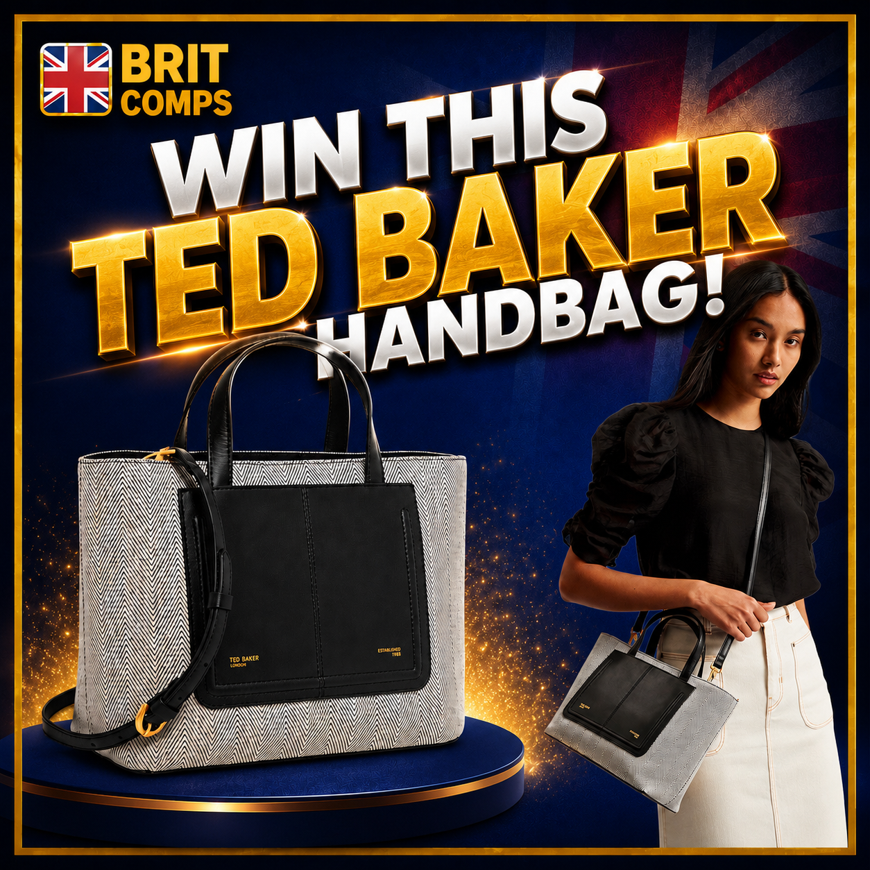 👜 Win a Ted Baker Canvas & Leather Tote Handbag