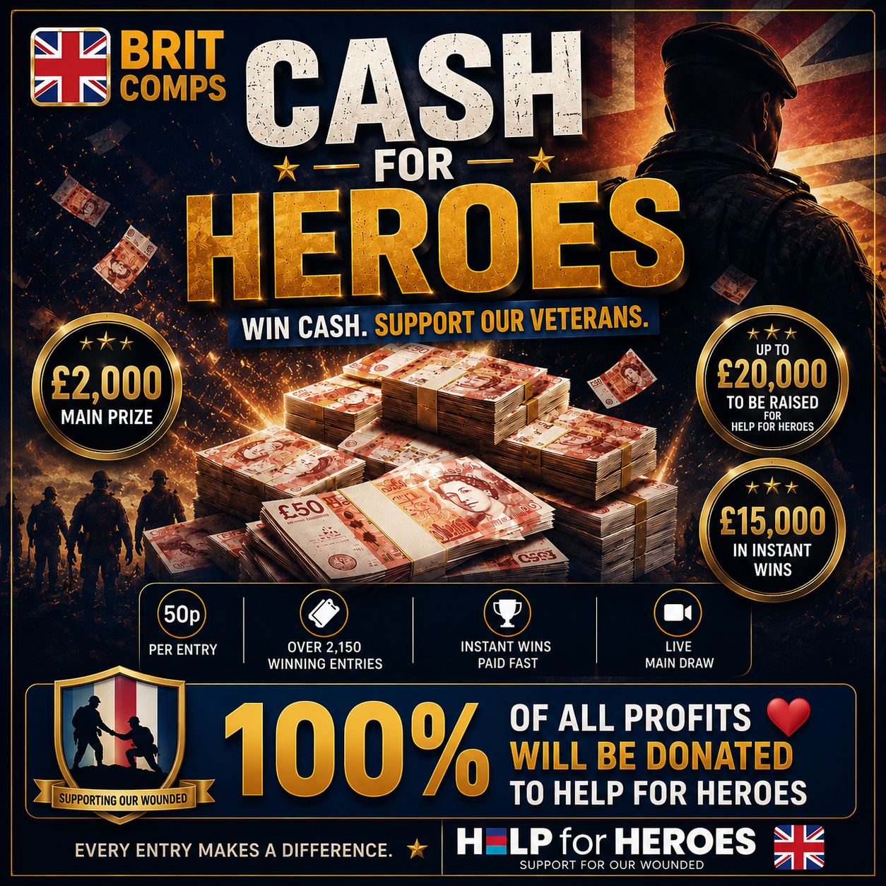 CASH FOR HEROES