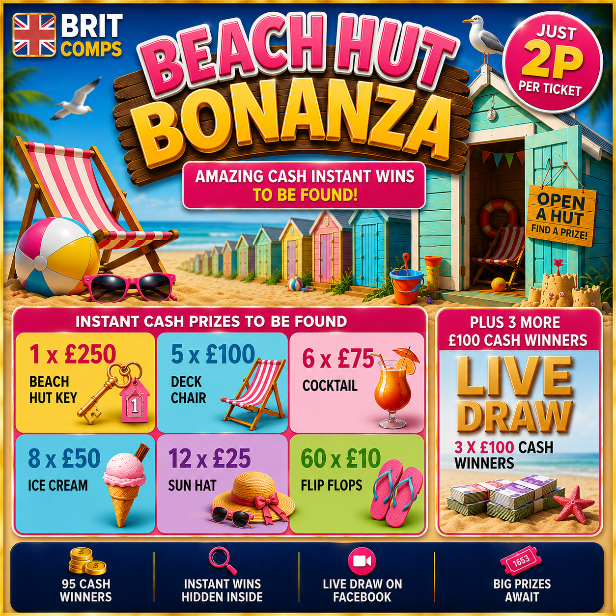 BEACH HUT BONANZA