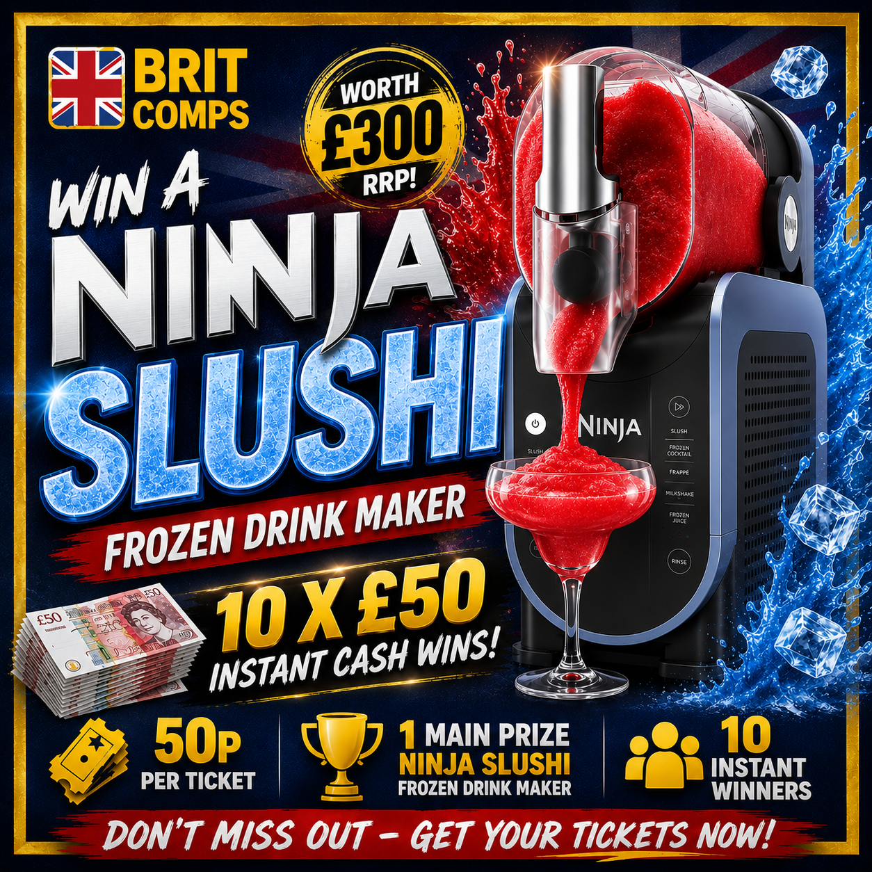 🍹 WIN A NINJA SLUSHi FROZEN DRINK MAKER PLUS INSTANT WINS