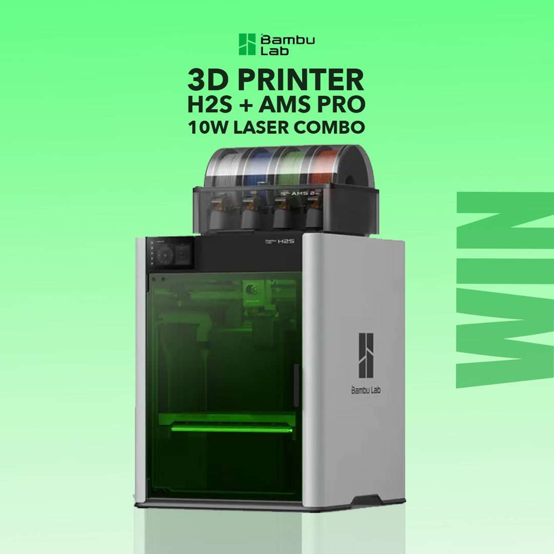 Bambu Lab H2S 10w Full Laser Combo