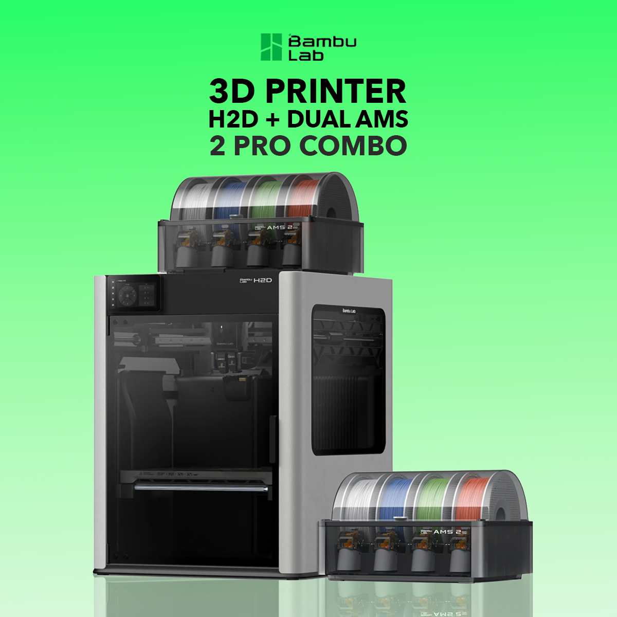 Bambu Lab H2D Duel AMS 2 Pro Bundle #5