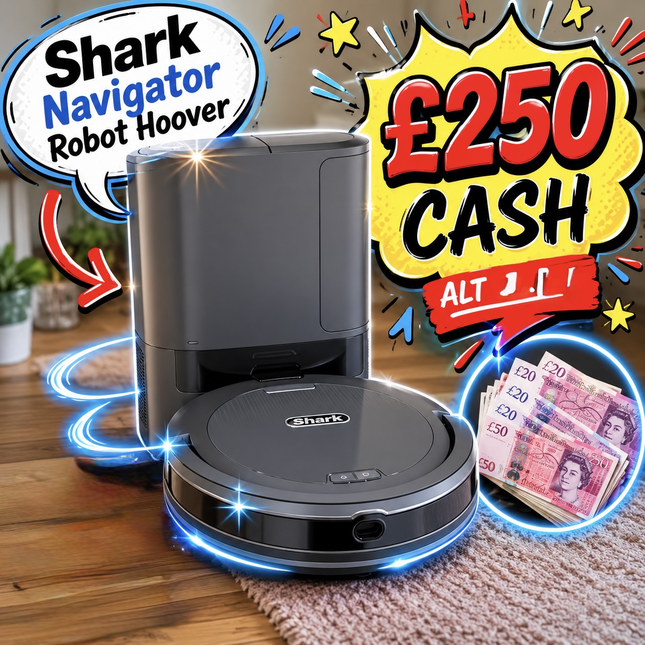 Shark Navigator Robot and Self Empty or £250