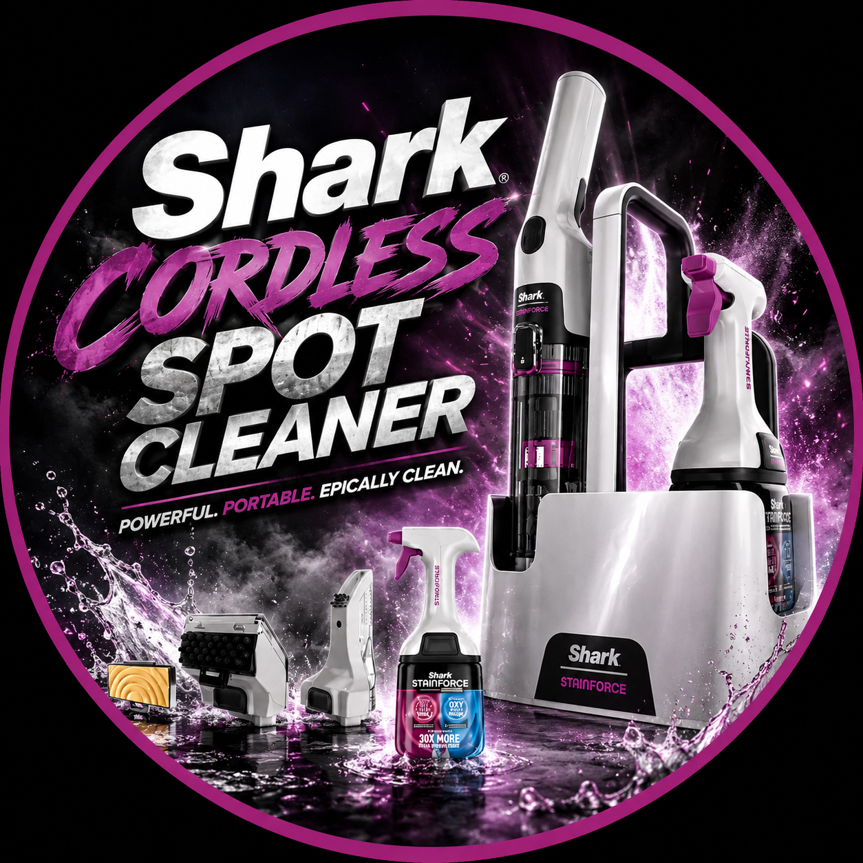 Shark StainForce Cordless Stain-Destroying Spot Cleaner