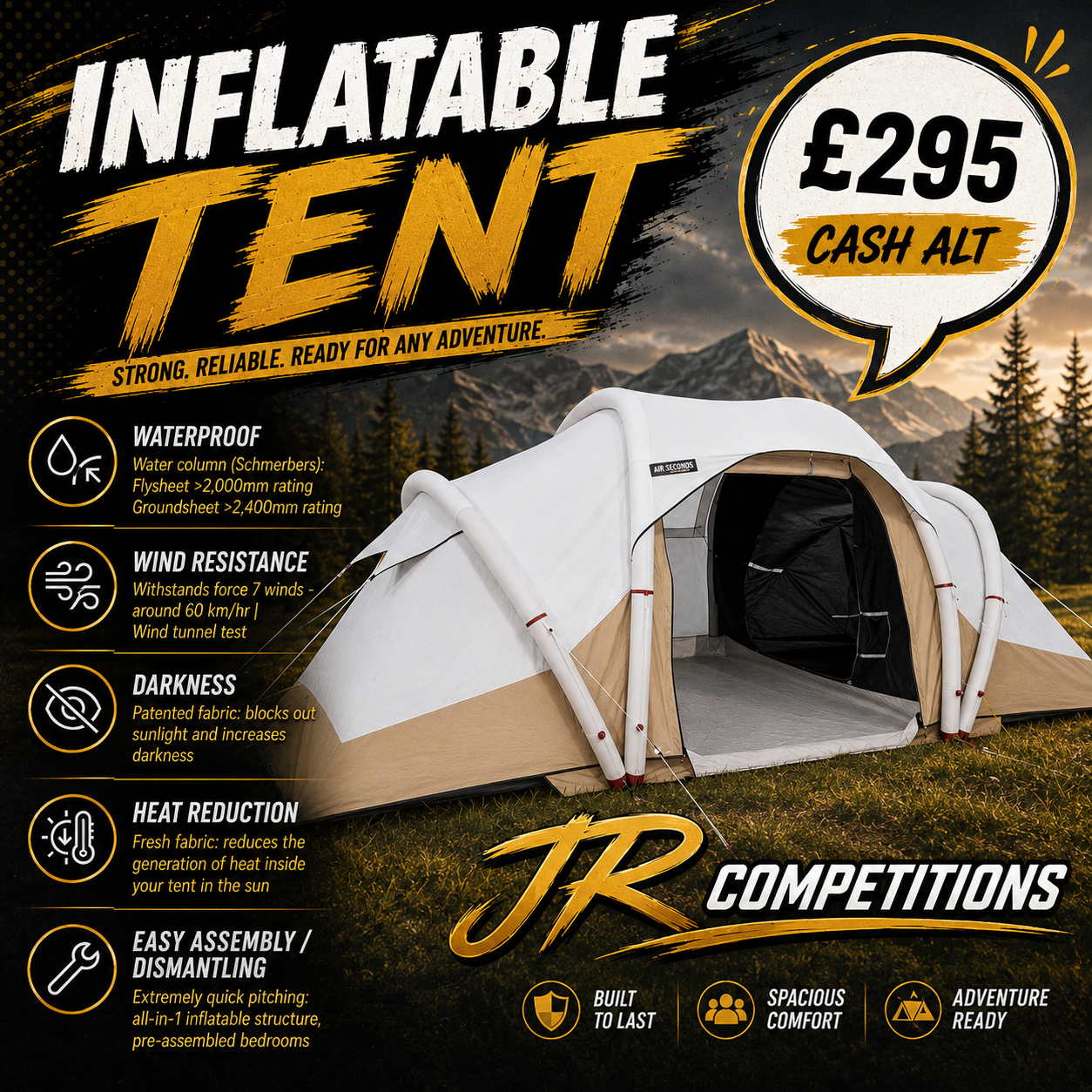 Decathlon Inflatable 4 Person Tent