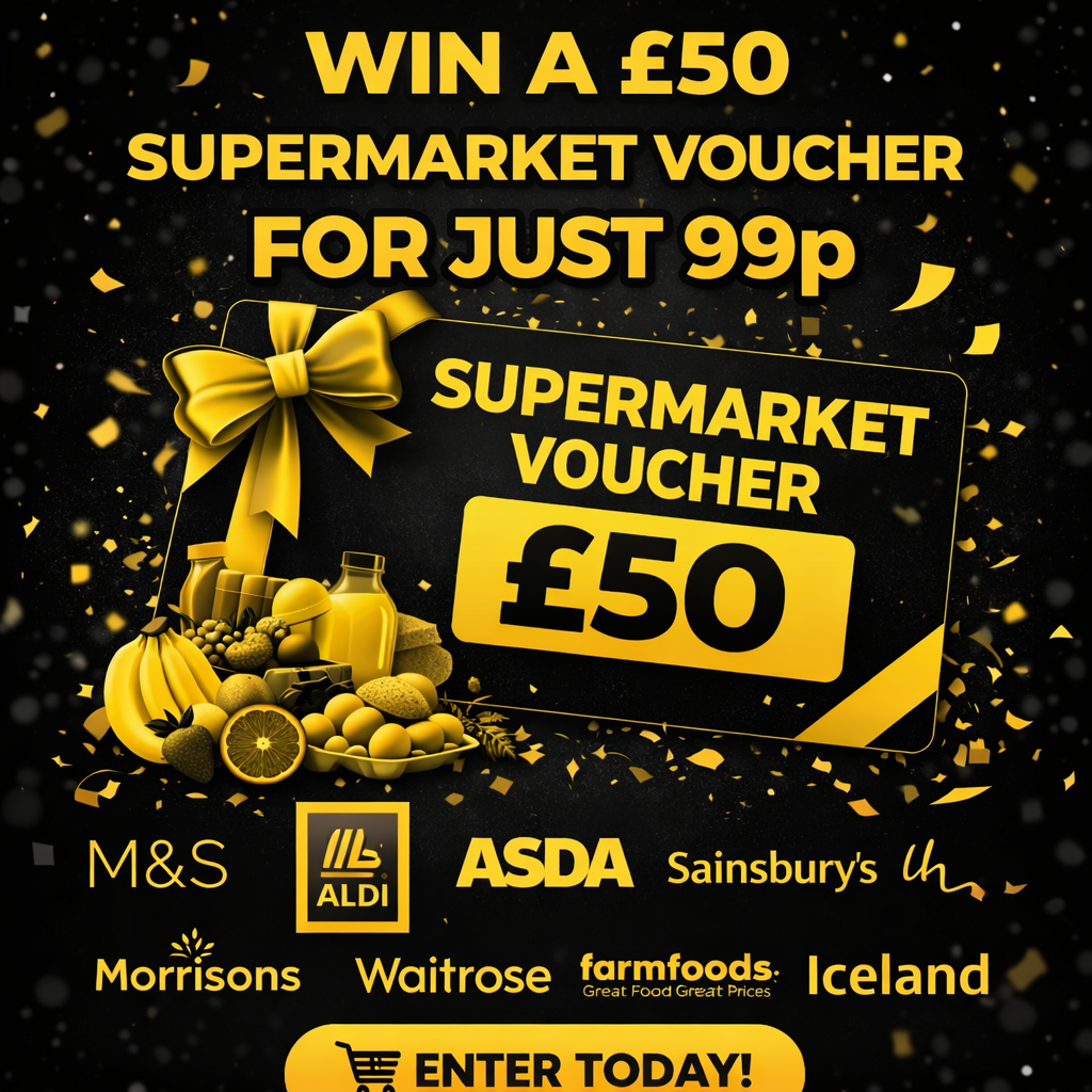 WIN £50 SUPERMARKET VOUCHER!