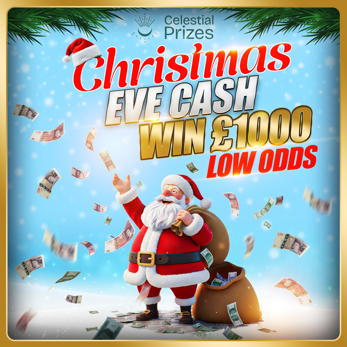 Christmas Eve Cash £1000
