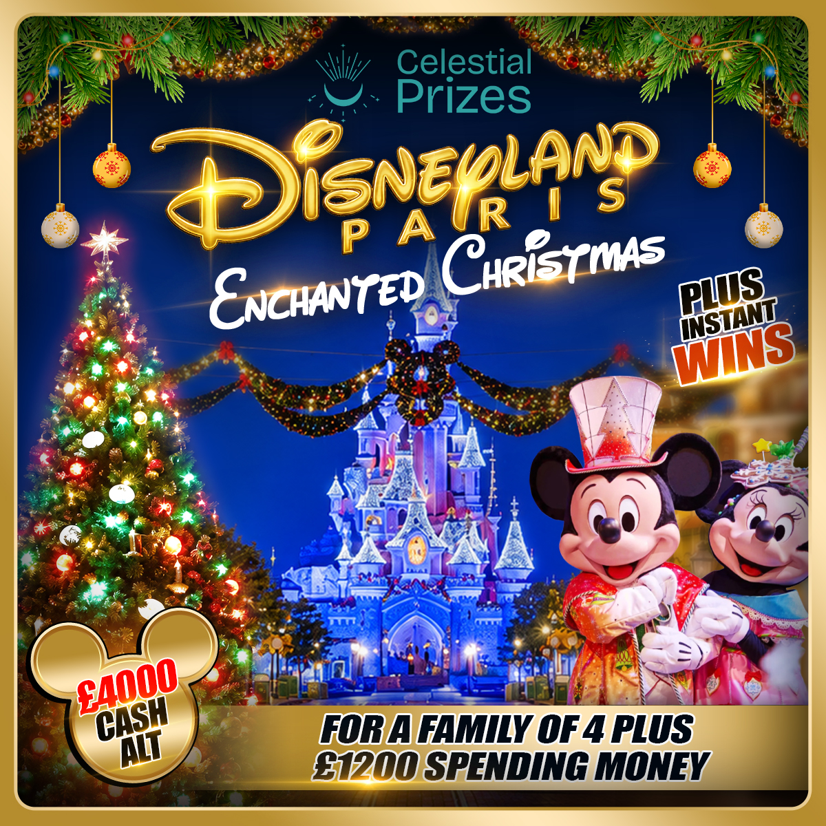 Win A Magical Disneyland Paris Enchanted Christmas Getaway