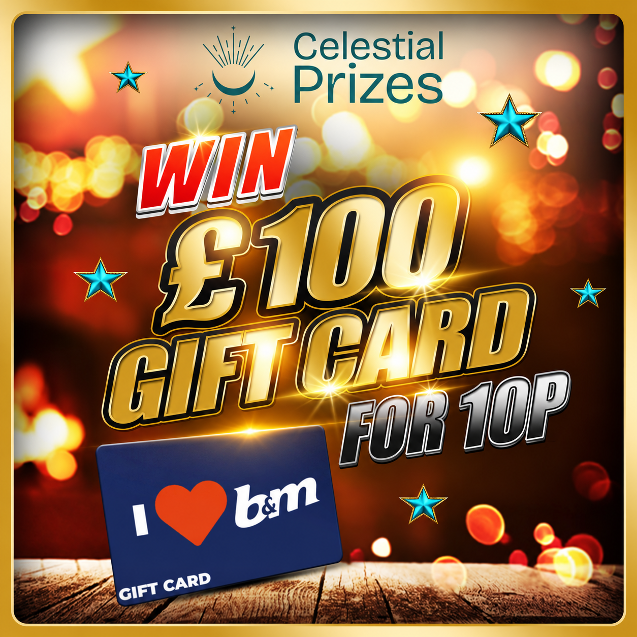 Win a £100 B & M Gift Card
