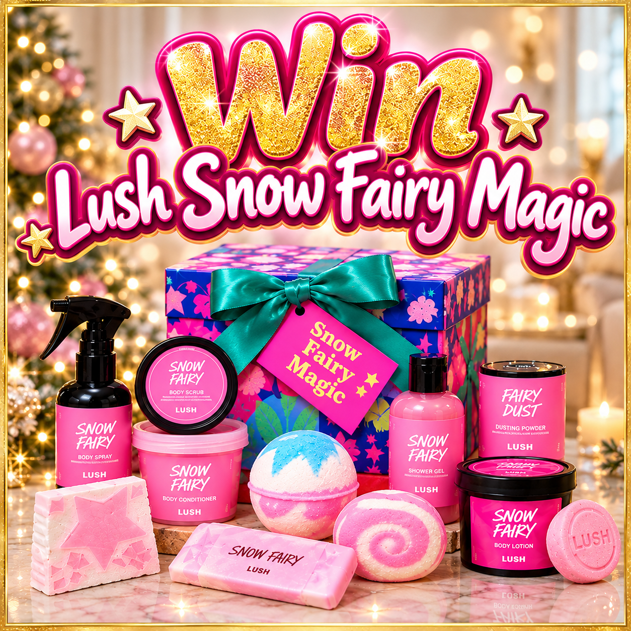 Limited Edition Lush Snow Fairy Magic Gift set 💗
