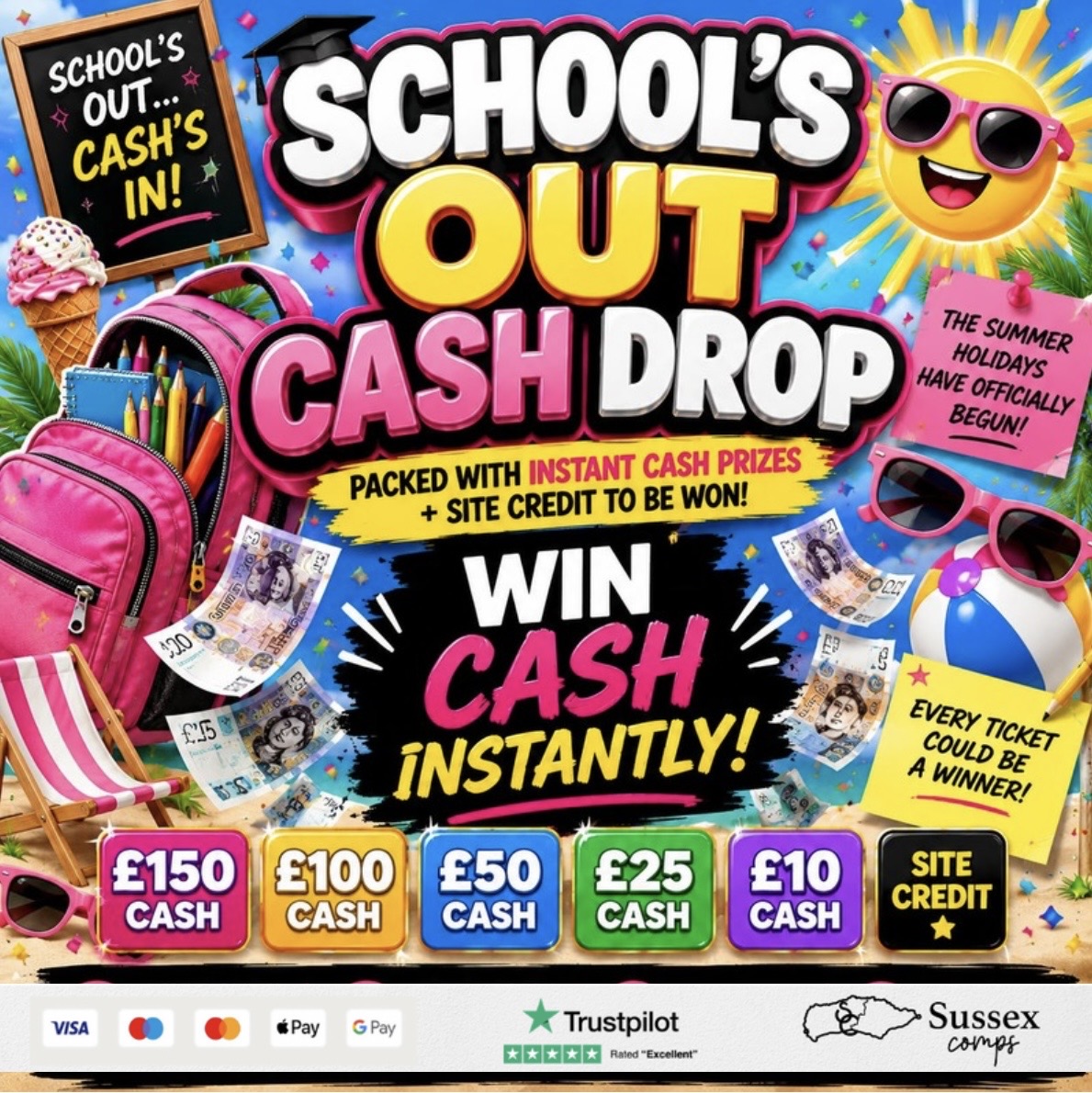 School's Out Cash Drop