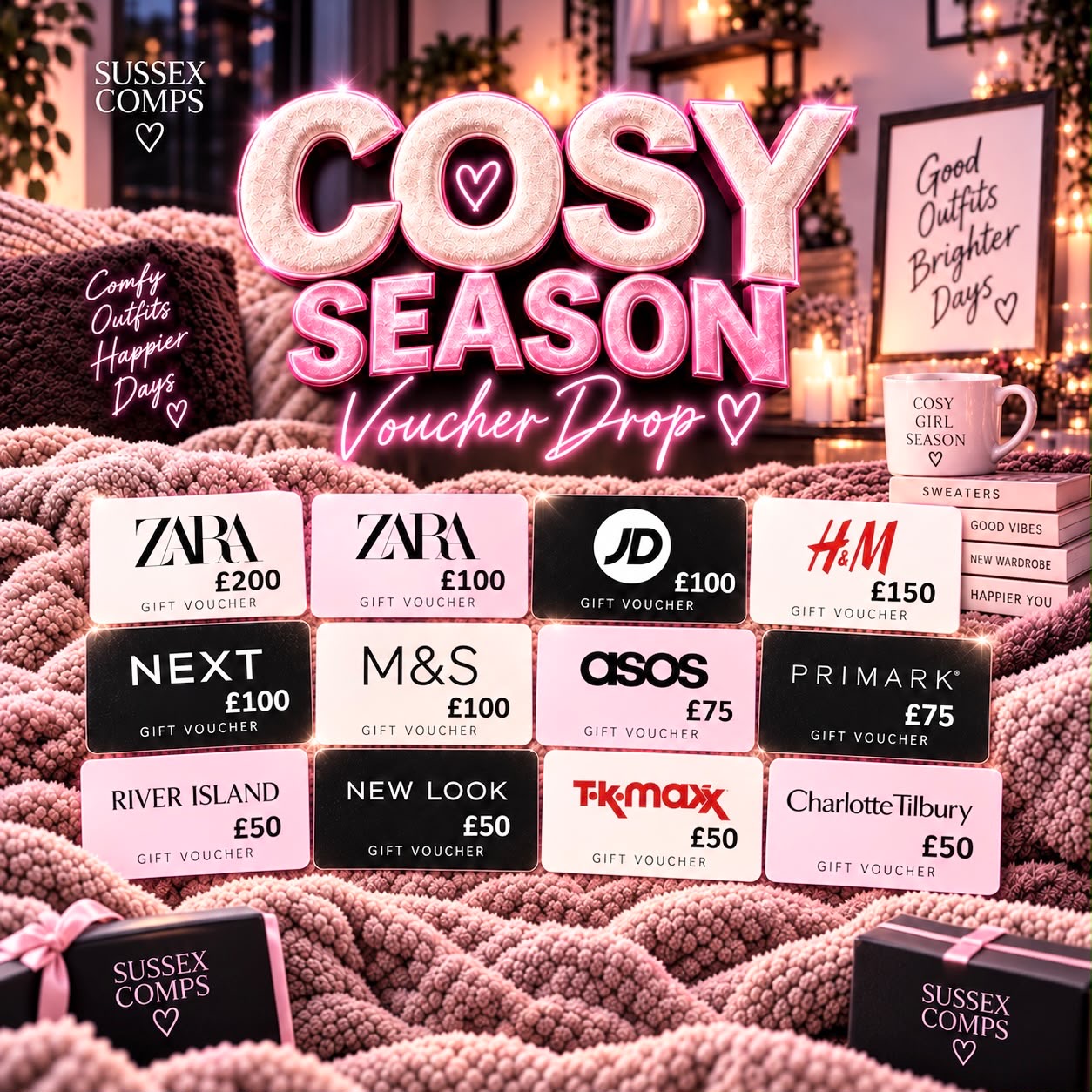 Cosy Season Voucher Drop