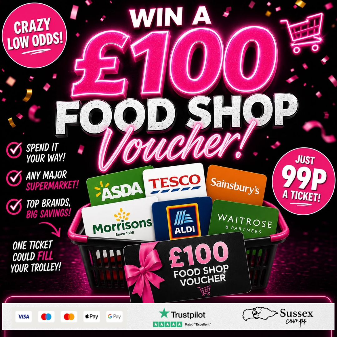 Win A £100 Food Shop Voucher!