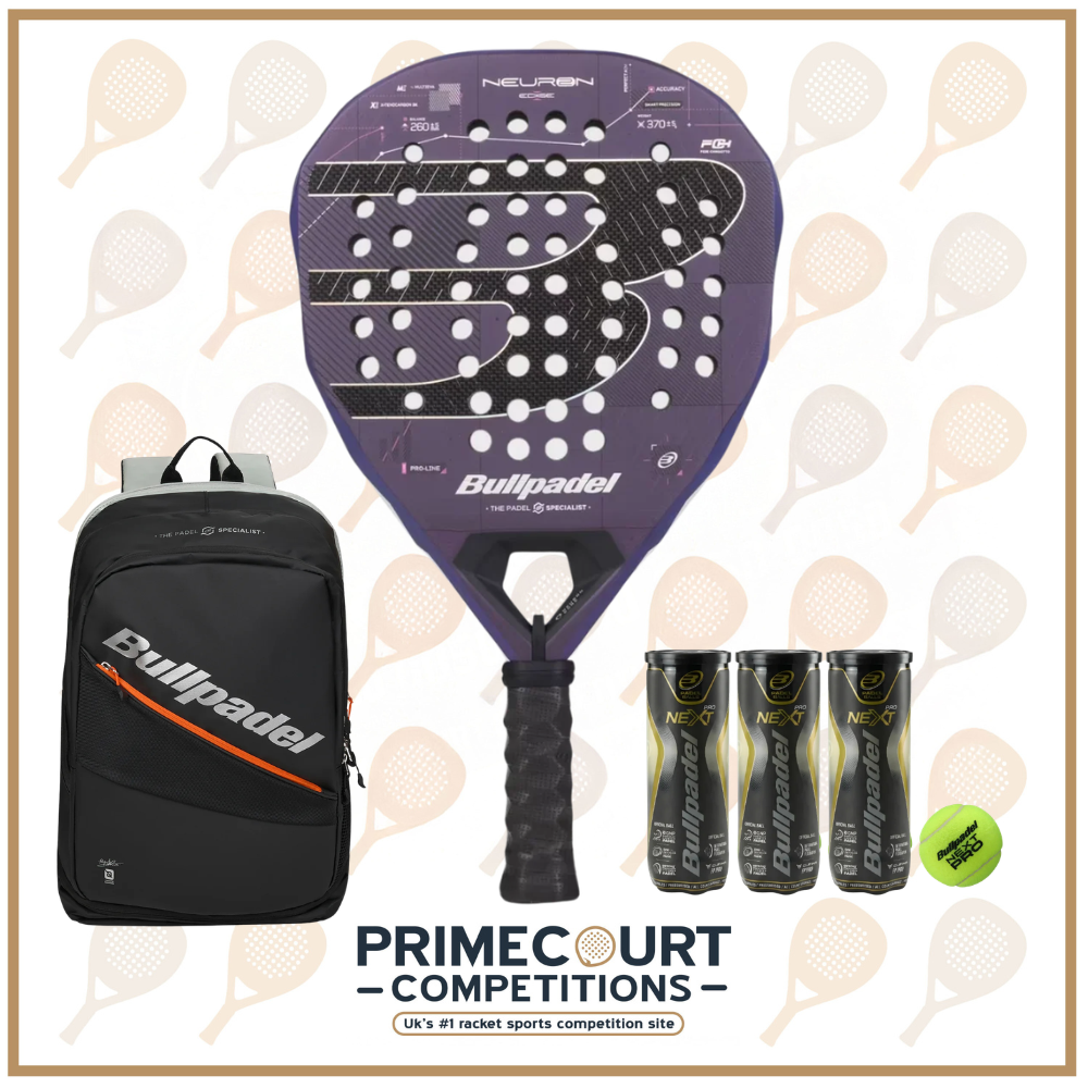 Bullpadel Neuron 02 Edge 2027 Padel Racket BUNDLE * NEW 2027 PRO LINE *