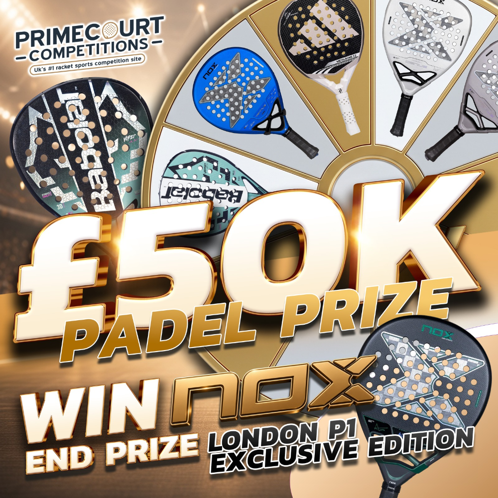 Spin To Win - £50,000 Worth Of Padel Prizes ! 2027 Rackets inside!